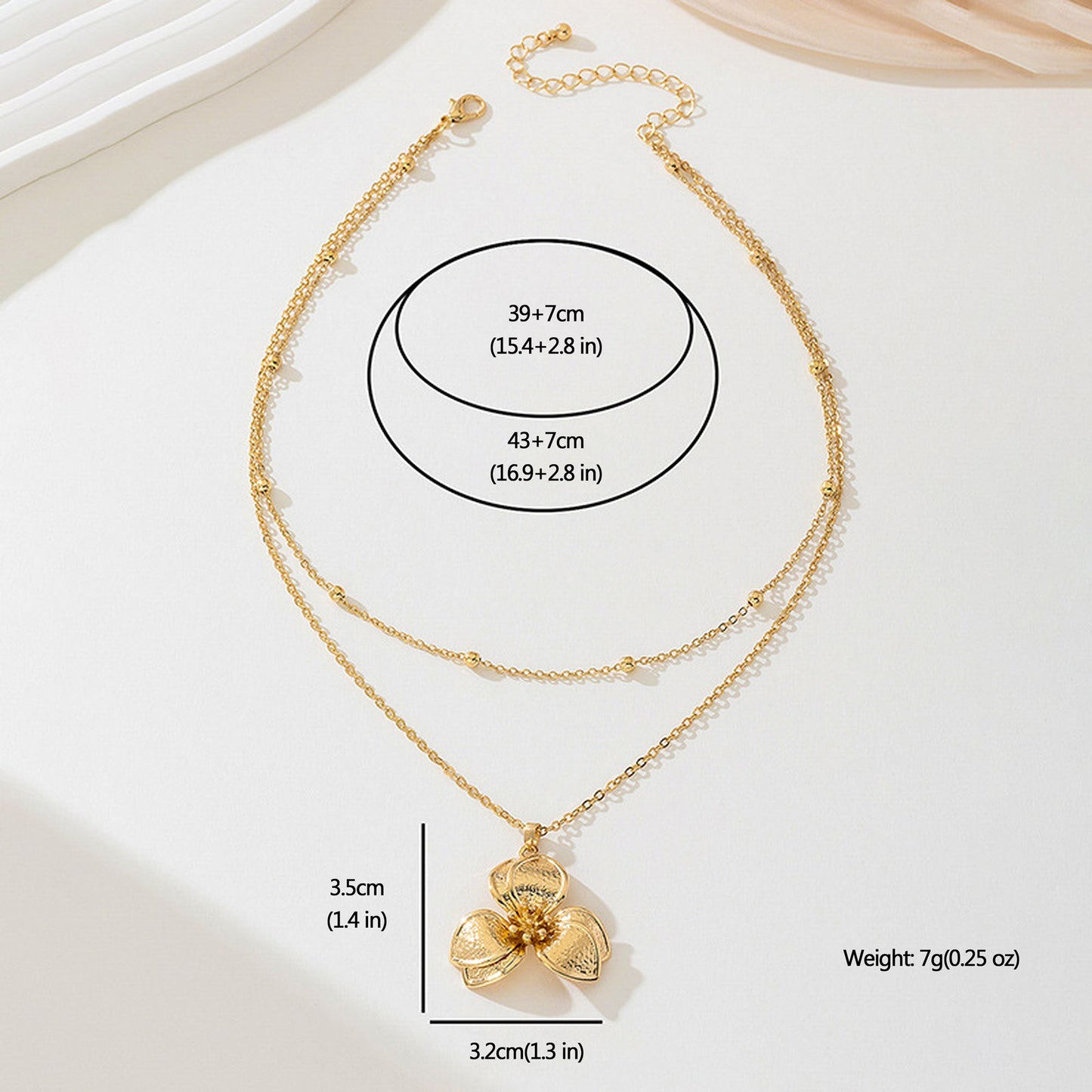 Women's Floral Pendant Necklace