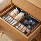 4 Piece Drawer Organizer Set with Divided Compartments