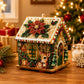 DIY Pearl Art Christmas Birdhouse Craft Kit with 3D Holiday Design