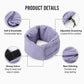 Adjustable Dog Ear Cover Head Wrap with Drawstring for Grooming, Noise Coverage and Cold Weather