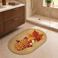 Fall Pumpkin Bath Mat Soft Absorbent Accent Rug 15.7 x 23.6 Inches
