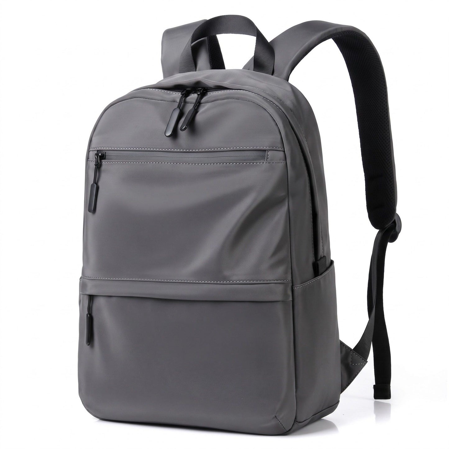 Multi-Pocket Commuter Backpack with Padded Shoulder Straps and Dual Side Pockets