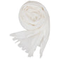 Lightweight Solid Cotton Linen Scarf 78 Inches