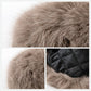 Faux Fur Pillbox Hat Soft Plush Brimless Winter Fashion Cap