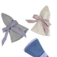 Foldable Wide Brim Sun Hat with Bow Tie