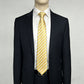 Men's Diagonal Stripe Polyester Tie - Formal Necktie for Business, Weddings & Stylish Daily Wear