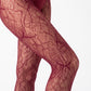 2-Piece Floral Lace Fishnet Tights