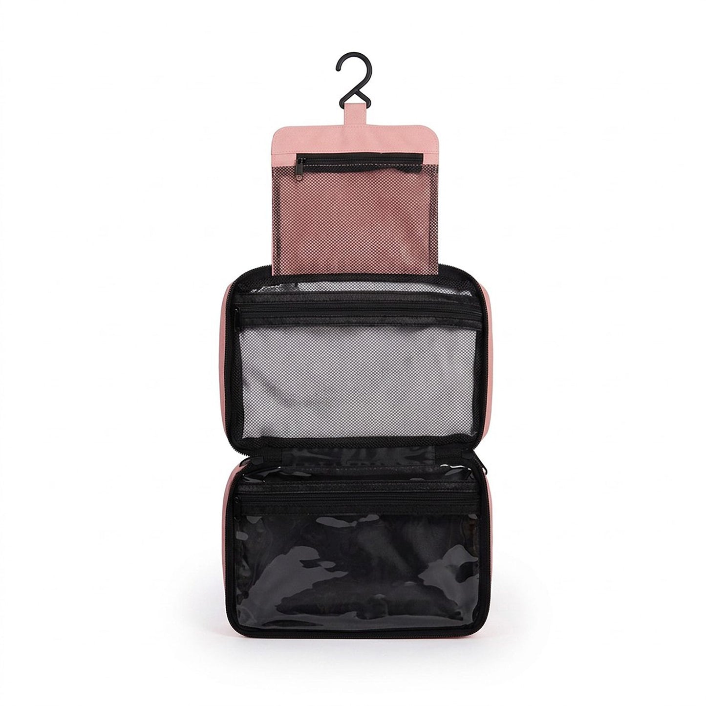 Hanging Travel Toiletry Bag with Zippered Pockets