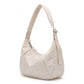 Oversized Crescent Sling Bag with Wide Adjustable Strap and Top Zipper 17.5x10x6.5in