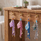 Coastal Seashell Tassel Bag Charm Keychain