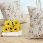 Square Pillow 15.7*15.7 in Cotton-Linen Fabric Decorative Throw Pillow