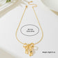 Women's Bow - Shaped Pendant Necklace