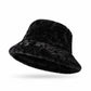 Plush Bucket Hat Soft Fuzzy Teddy Winter Casual Fashion Hat