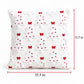 Christmas Tree Bow Tufted Decorative Throw Pillow Cover
