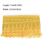 Fringe Tassel Lace Trim, 11 Yards 2.4 inch Wide, Sewing Trim for Curtain Embellishment Lamp Shade Tablecloth Stage Decor DIY Craft