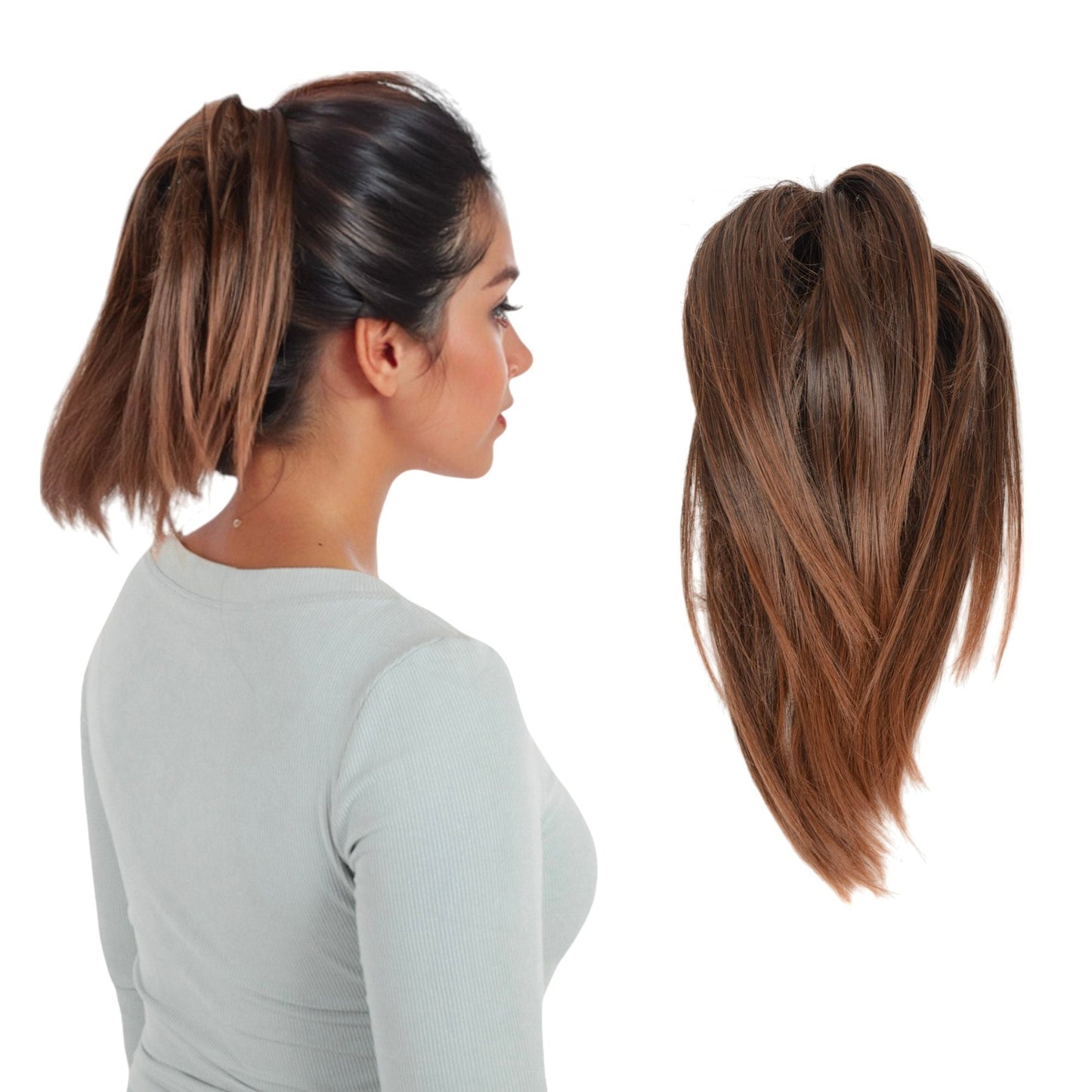 Claw On Ponytail Synthetic Hair Clip In Hair s Hair Piece Ponytail Tail Hair For Women