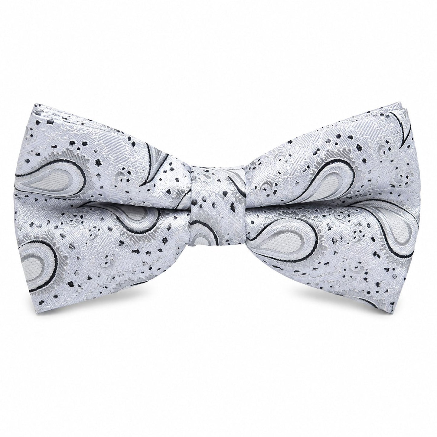 Pre Tied Paisley Bow Tie Adjustable Formal Suit and Tuxedo Accessory
