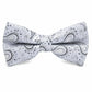 Pre Tied Paisley Bow Tie Adjustable Formal Suit and Tuxedo Accessory