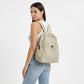Lightweight Drawstring Backpack with Front Pocket Side Pockets and Adjustable Shoulder Straps