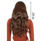 Long Wavy Hair Wig for Women with Bangs Heat-Resistant Curly Synthetic Wig for Daily and Party Use