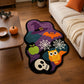 Halloween Shaped Long Accent Rug Nonslip Floor Mat 15.7 x 47.2 Inches