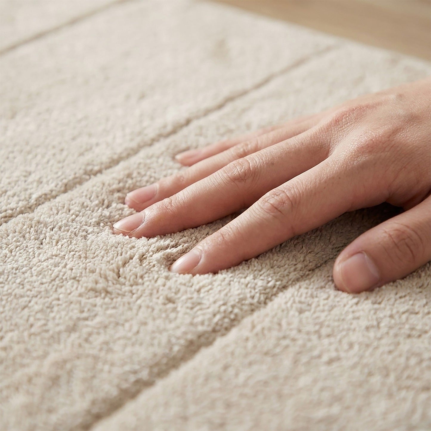 Soft Memory Foam Bath Mat with Absorbent Quilted Design and Non Slip Backing