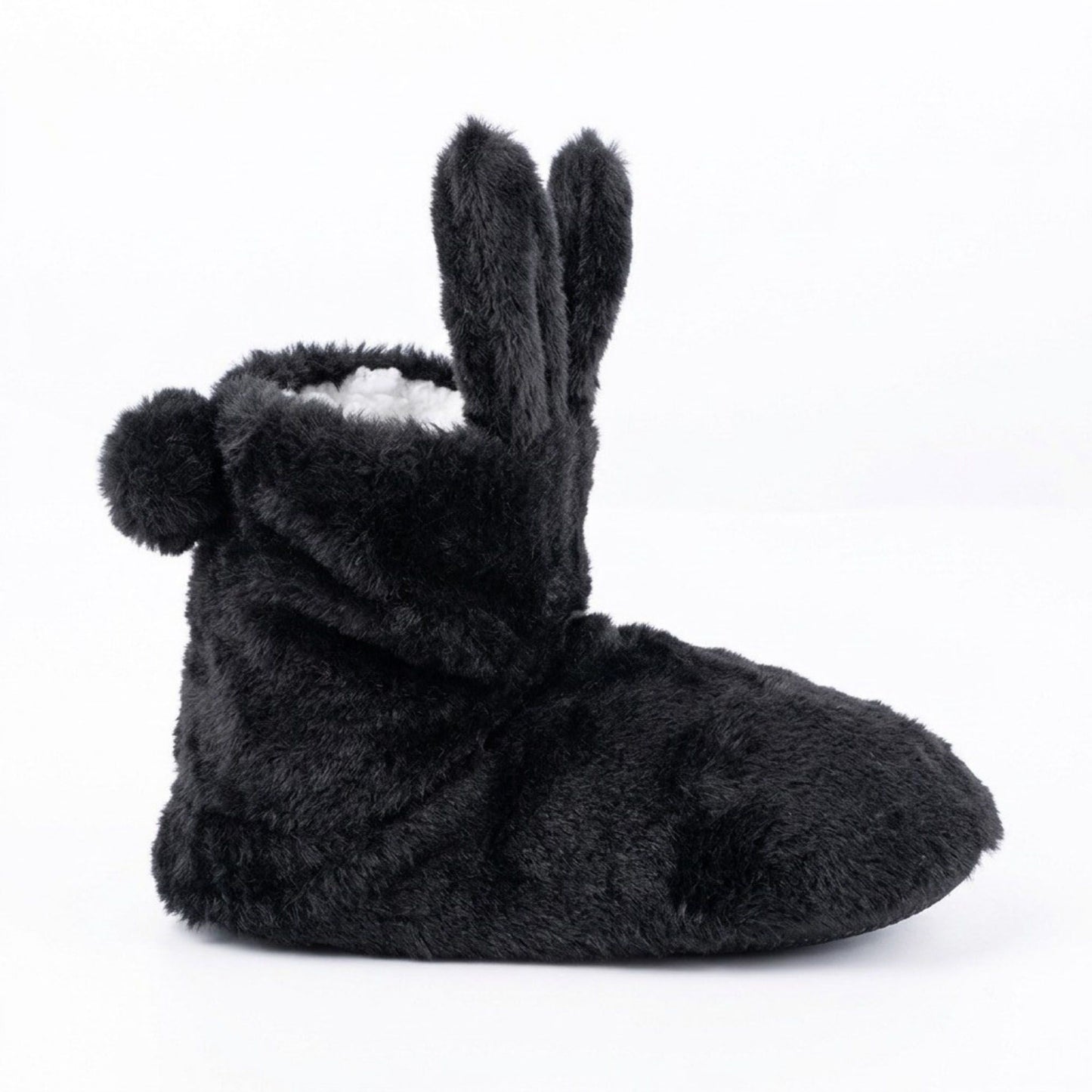 Fuzzy Bunny Slipper Boots