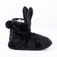 Fuzzy Bunny Slipper Boots