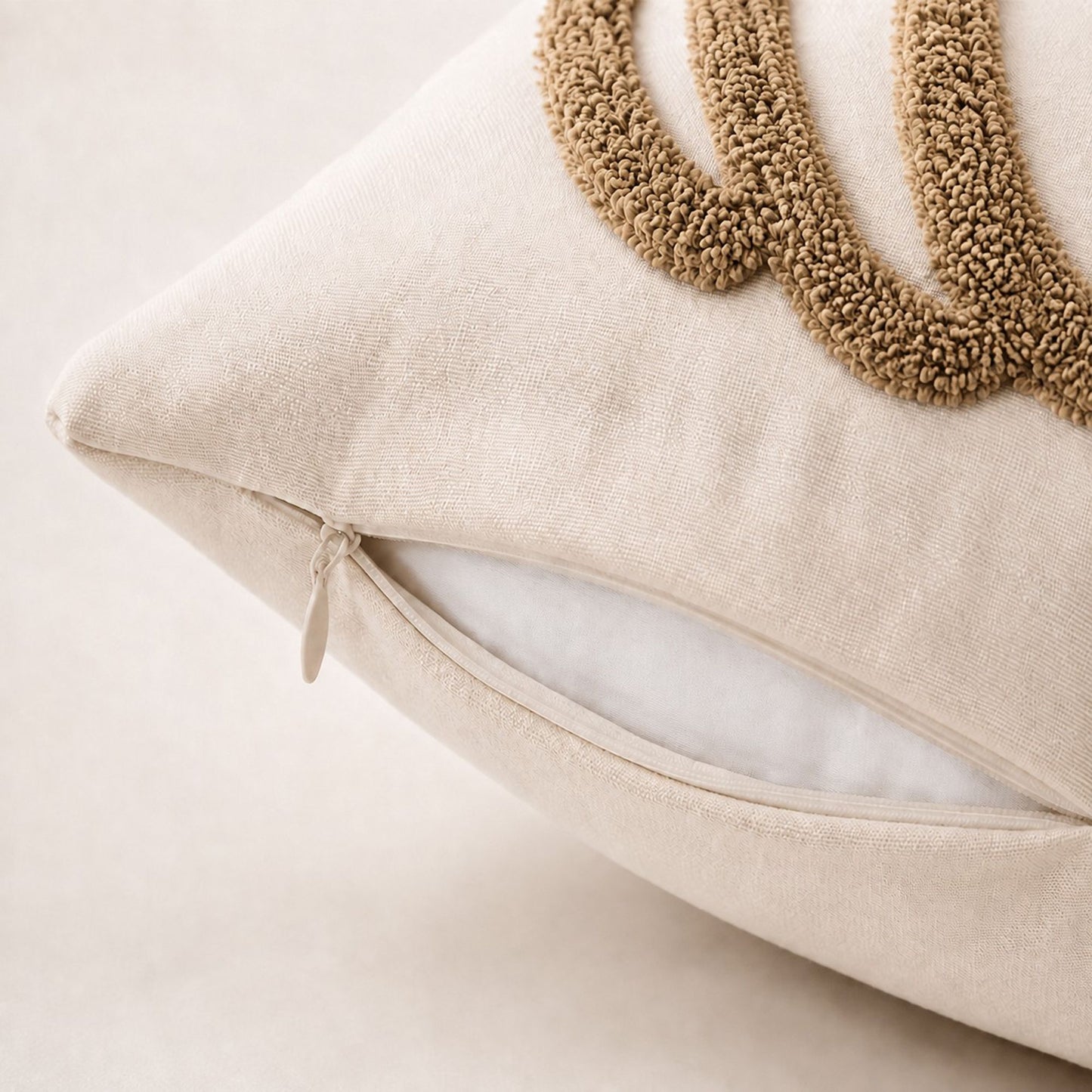 Tufted Pumpkin Throw Pillow Cover for Couch Bed and Chair