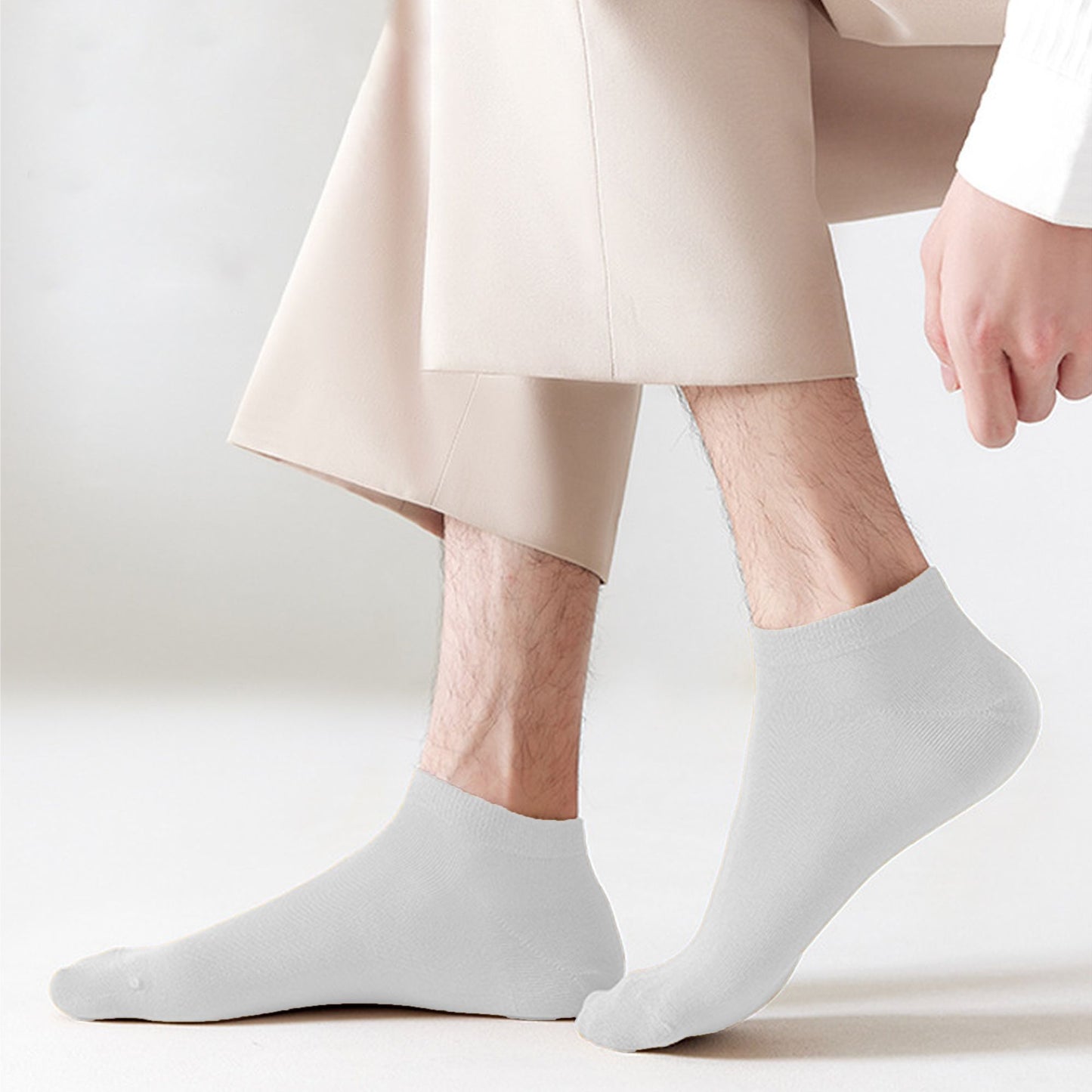 Men's Ankle - Length 6pk Comfort Casual Cotton Socks