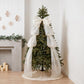 Large Sheer Christmas Tree Bow with Long Ribbon Tails