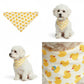 Pet Bandana Scarf Duck Pattern Decorative Neck Accessory for Dogs and Cats