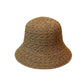 Crochet Bucket Sun Hat with Open Weave Texture and Flexible Brim Design