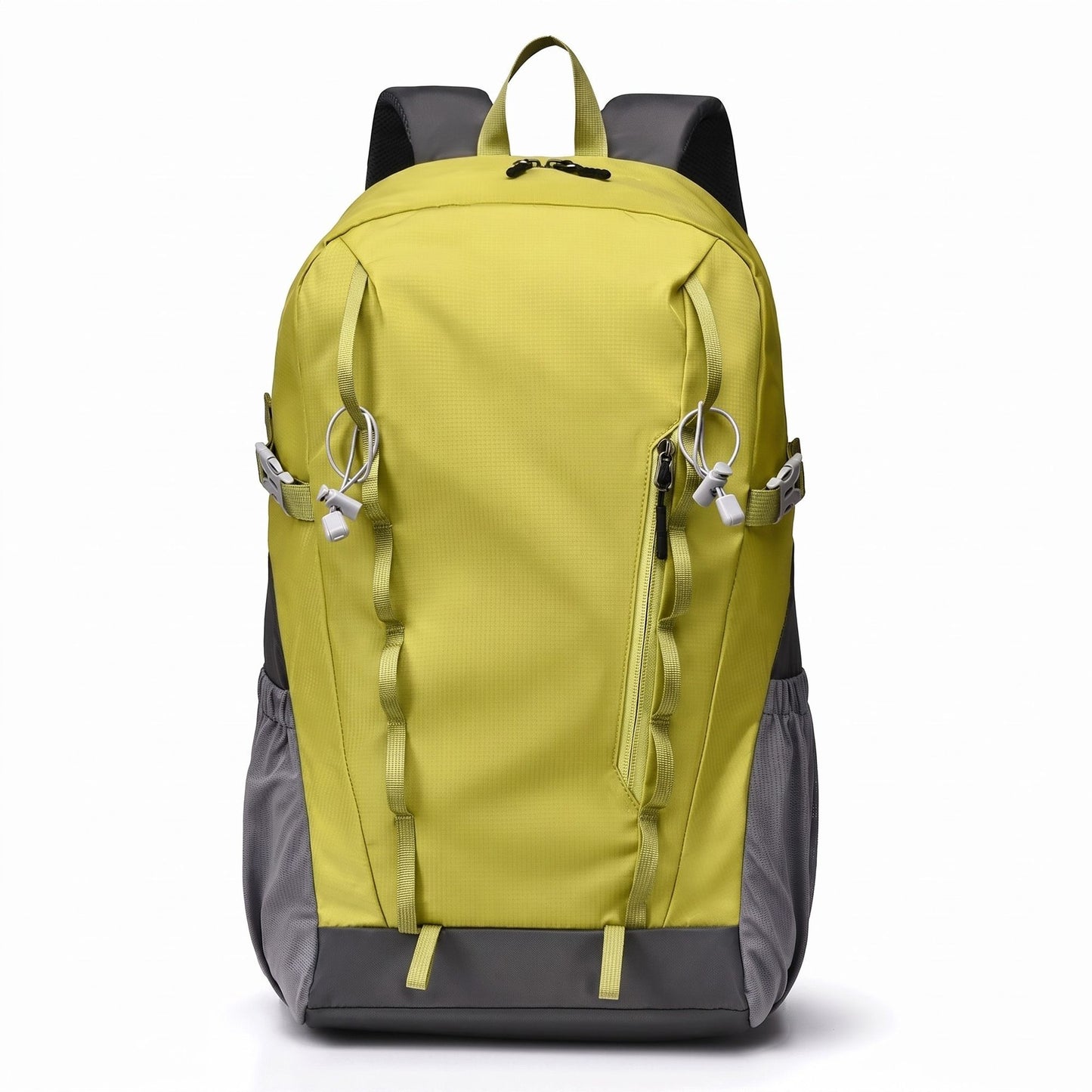 Travel Backpack with Side Pockets Front Zip Compartments Adjustable Straps Top Hle