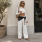 Crochet Wrap Skirt Tie Waist Cover Up