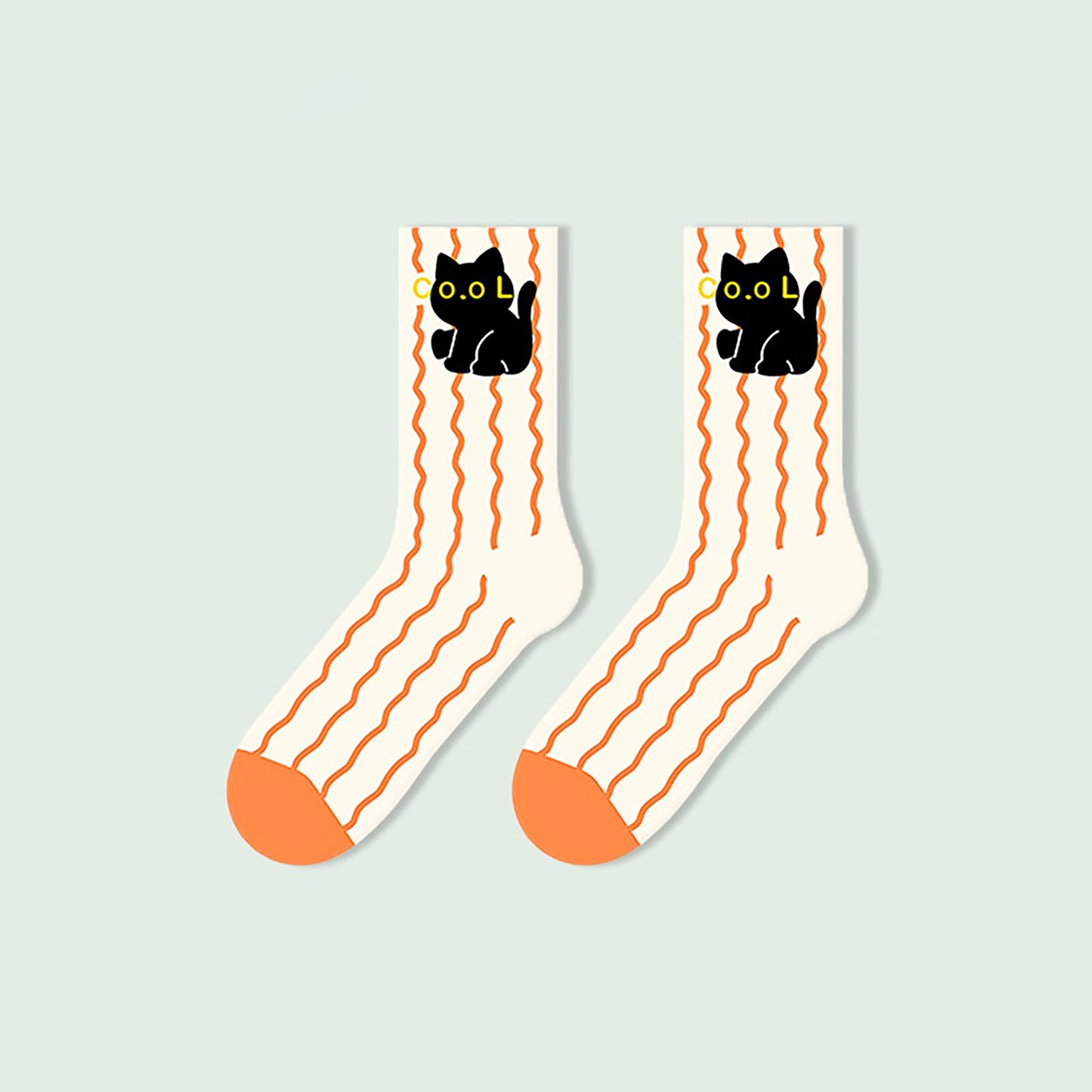 6pk Striped Ankle Socks - Cute Print Pattern Casual Socks for Daily Wear