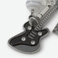 Guitar Charm Keychain with Microphone Tape Pendant Music Theme Bag Charm Key Ring Accessory