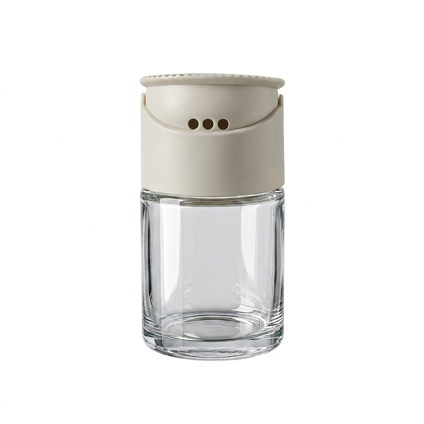2-Piece Glass Spice Jar Set with Adjustable Shaker Lids