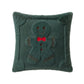 Christmas Gingerbread Throw Pillow Cover Plush Decorative Cushion Cover for Sofa Bed