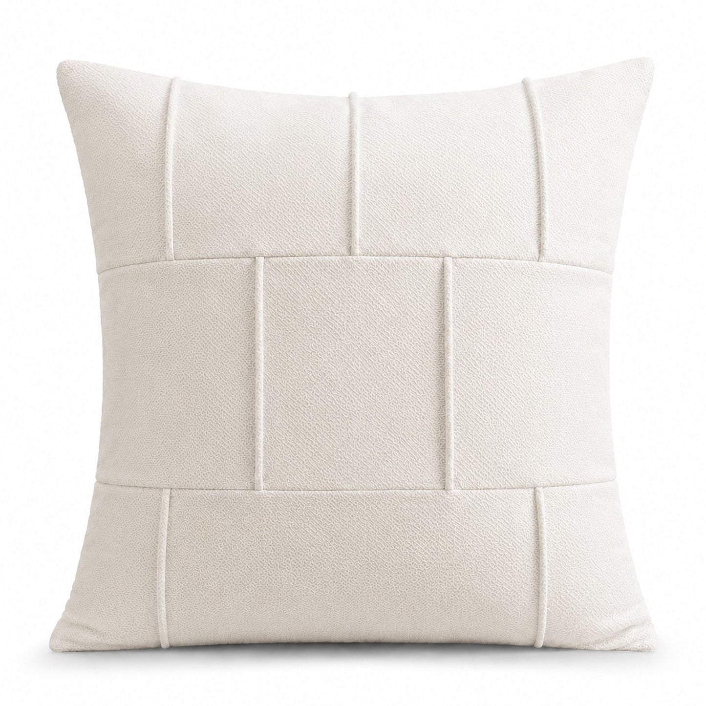 Textured Decorative Throw Pillow Cover Soft Accent Cushion Cover for Sofa Bed