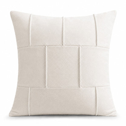 Textured Decorative Throw Pillow Cover Soft Accent Cushion Cover for Sofa Bed