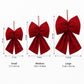 Velvet Bow Decoration for Trees Wreaths and Parties