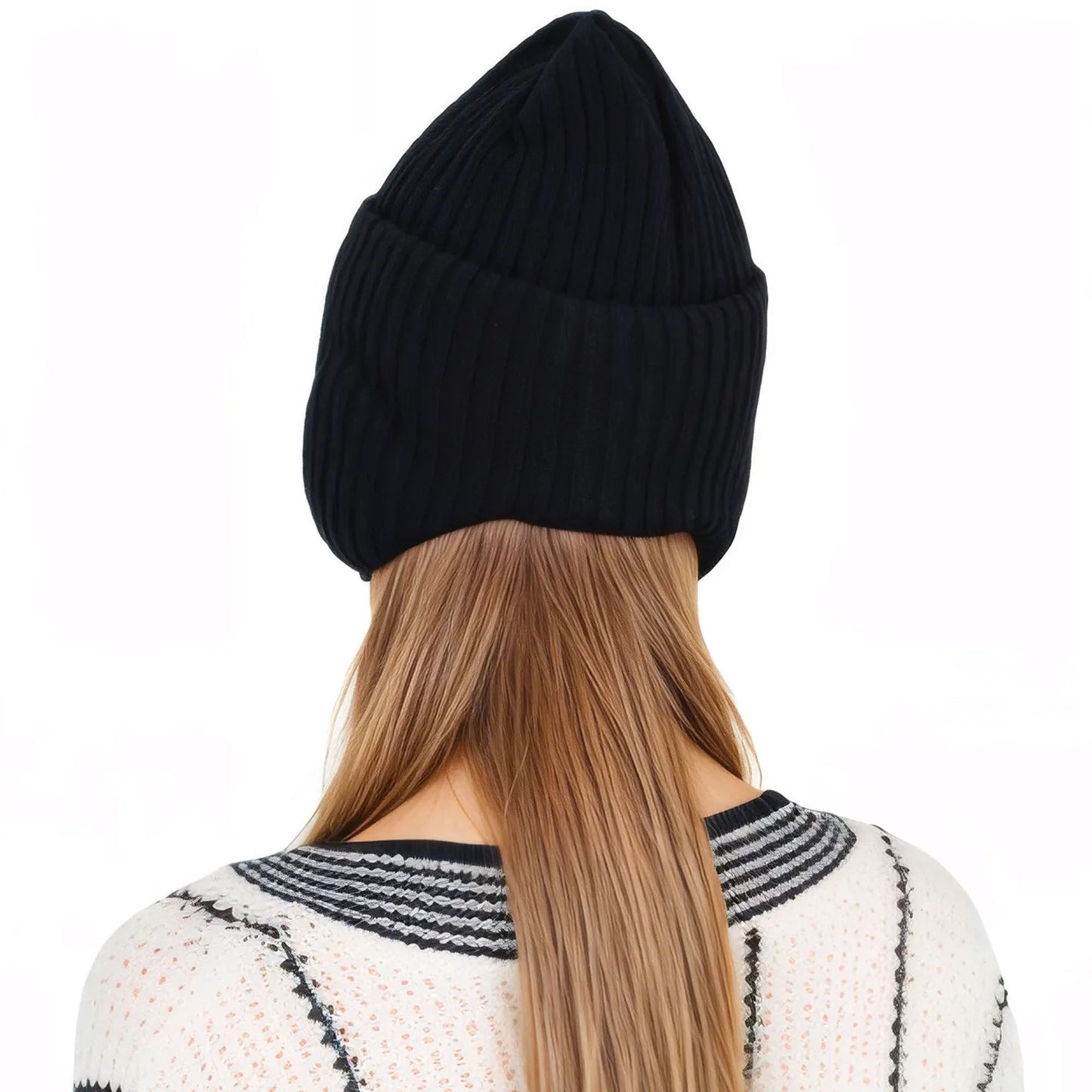 Warm Winter Knitted Beanie Hat with Earflap Daily Headwear