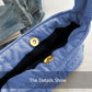 Quilted Mini Handbag - Compact Puffy Top-Handle Bag for Casual Daily & Stylish Outings