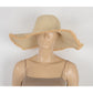 Wide Brim Straw Floppy Hat with Frayed Edges Lightweight Sun Protection for Beach Vacation Outdoor Travel Style