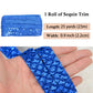 Sewing Sequin Trim 0.9 Inch 4 Row, 25 Yards Glitter Sequin Ribbon Metallic Stretch Bling Strip DIY Craft Decoration