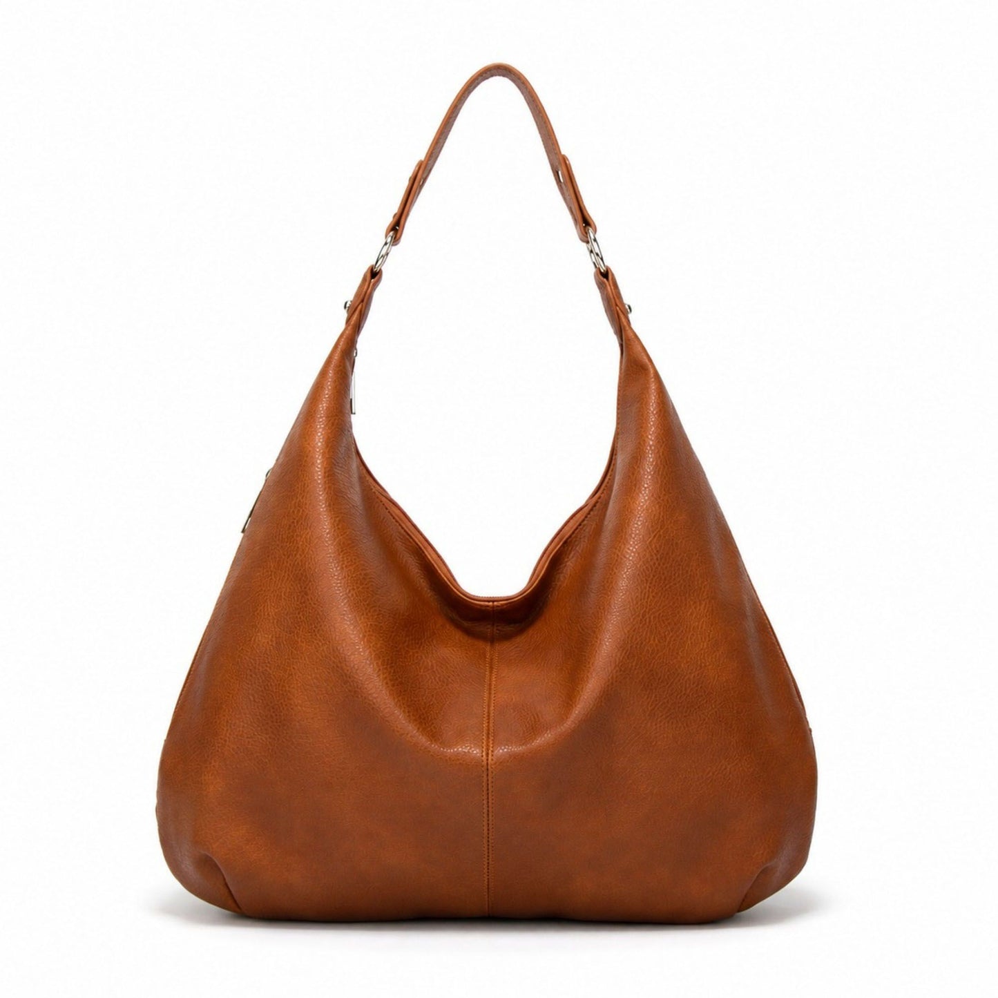 Oversized Slouchy Hobo Shoulder Bag with Adjustable Strap
