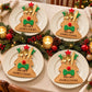 4pk Christmas Tree Santa Silverware Holders