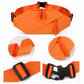Crossbody Sling Waist Bag with Adjustable Strap Zip Closure and Braided Pulls
