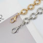Textured Circle Link Waist Chain Belt with Adjustable Fit and Dangling Charm Accent for Layered Stylish Detail 43x0.6in